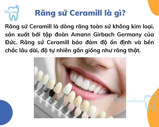 Răng sứ Ceramill là gì?